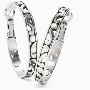 Brighton Contempo Silver Hoops